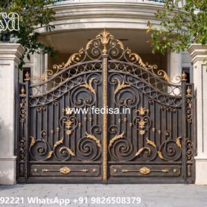 Fence Door Design, Steel Gate Design Double Door Price Swing Gates And Sliding Gates