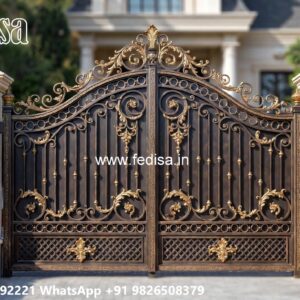 Modern House Gate Design, House Gate Design Iron Swing Gates And Sliding Gates