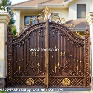 Front Door Grill Gate, Main Gate Front Design Swing Gates And Sliding Gates