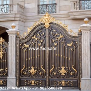 Fence Door Design, Grill Compound Wall Swing Gates And Sliding Gates