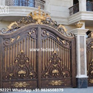Front Main Gate Design, Grill For Compound Wall Swing Gates And Sliding Gates