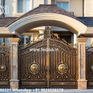 Front Main Gate Design, Mandir Steel Gate Design Swing Gates And Sliding Gates