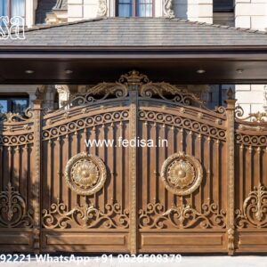 Foldable Gate Design, House With Gate Design Swing Gates And Sliding Gates