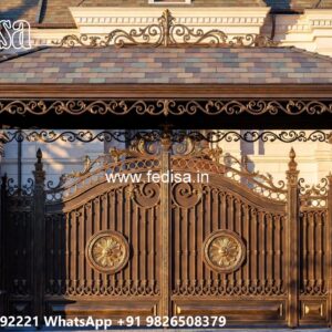 Modern House Gate Design, Main Gate Design Pipe Swing Gates And Sliding Gates