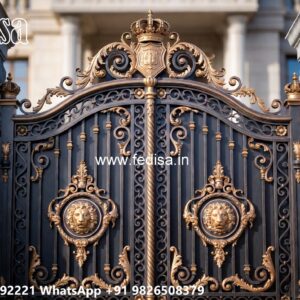 Front Main Gate Design, Steel Bar Gate Design Swing Gates And Sliding Gates