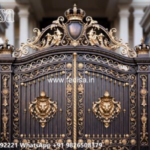 Foldable Gate Design, Contemporary Metal Gates Swing Gates And Sliding Gates