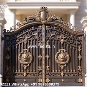 Fence Door Design, Design Of Main Gate In Iron Swing Gates And Sliding Gates