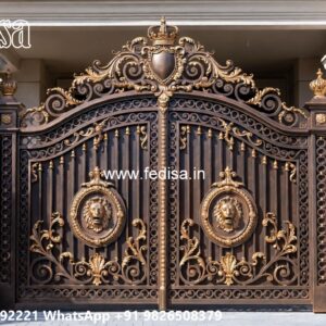 Fence Door Design, Main Gate Design Loha Swing Gates And Sliding Gates