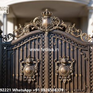 Main Gate Handle Design, Boundary Wall With Grill Design Swing Gates And Sliding Gates