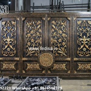 Fence Door Design, Contemporary Metal Side Gates Swing Gates And Sliding Gates