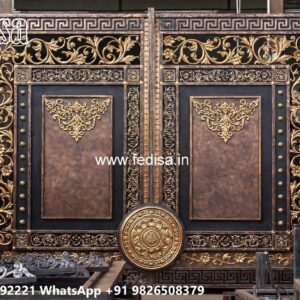 Modern House Gate Design, Angle Bar Fence And Gate Design Swing Gates And Sliding Gates