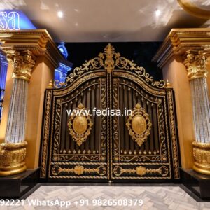 Modern House Gate Design, Angular Gate Design Swing Gates And Sliding Gates