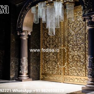 Gate Wall Design For House, Double Main Gate Design Swing Gates And Sliding Gates