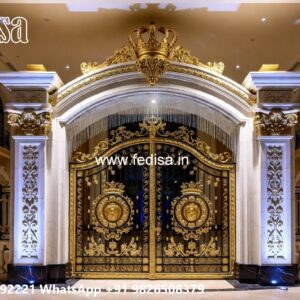 Front Gate Grill Design, Compound Wall Gate Design Swing Gates And Sliding Gates
