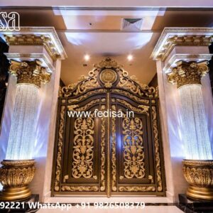 Angle Bar Gate Design, Folding Main Gate Design Residential Gate-wpc Wood Gate