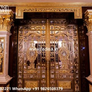 Round Gate Design, Modern Iron Fence Residential Gate-wpc Wood Gate