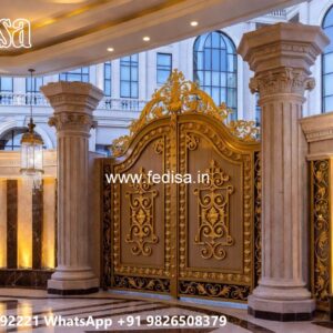 House Gate Design 2064, Main Gate Design With Price Residential Gate-wpc Wood Gate