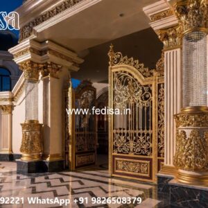 Angle Bar Gate Design, Fancy Gate Grill Residential Gate-wpc Wood Gate