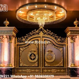 Iron Pipe Gate Design, Iron Channel Gate Design Residential Gate-wpc Wood Gate