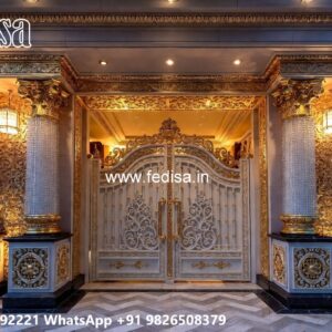 Fence Grill Design, Modern Iron Pipe Gate Residential Gate-wpc Wood Gate