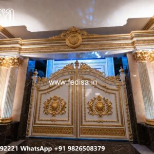 51 Fold Gate Design, Latest Iron Gate Design 2026 Residential Gate-wpc Wood Gate