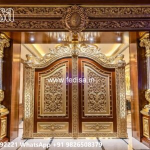 Round Gate Design, Door Grill Gate Price Residential Gate-wpc Wood Gate