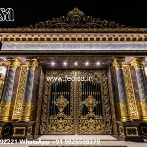 Small Gate Design For Home, Loha Main Gate Design Residential Gate-wpc Wood Gate
