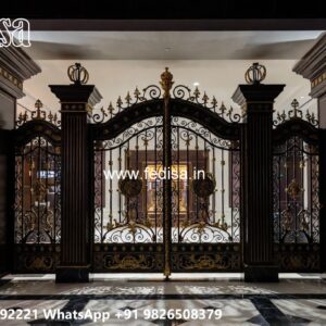 52 Fold Gate Design, Iron Room Gate Design Residential Gate-wpc Wood Gate