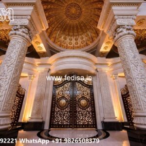 Latest Main Gate Design, House Steel Gate Design Residential Gate-wpc Wood Gate