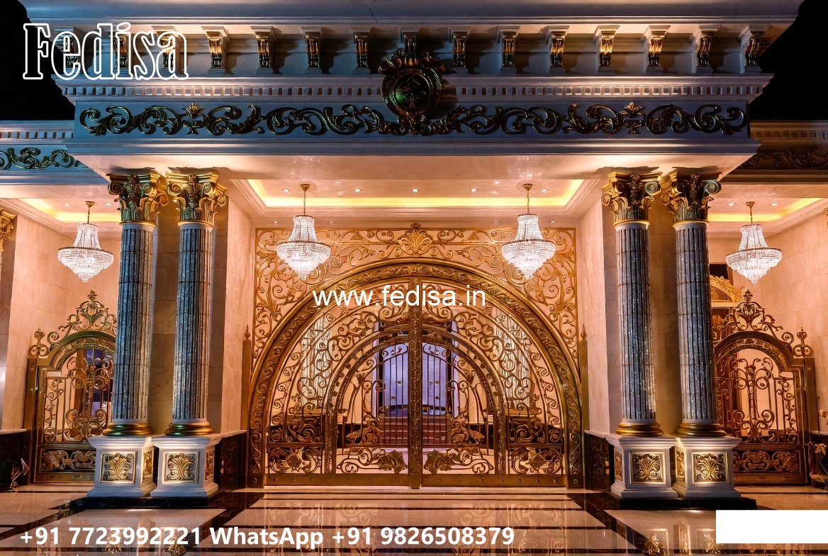 Iron Pipe Gate Design, Boundary Gate Ka Design Residential Gate-wpc Wood Gate