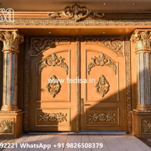 Latest Main Gate Design, Ss Pipe Gate Design Residential Gate-wpc Wood Gate