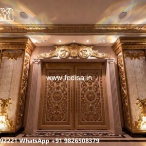 House Gate Design 2072, Iron Rod Gate Design Residential Gate-wpc Wood Gate