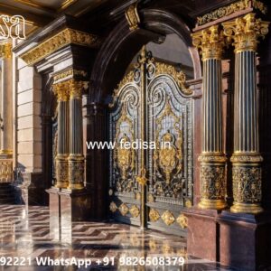 Small Gate Design For Home, Gate Upper Grill Design Residential Gate-wpc Wood Gate