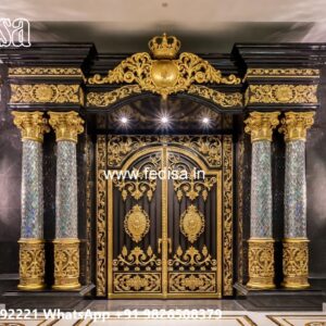 Latest Main Gate Design, New Gate Design For Home Residential Gate-wpc Wood Gate