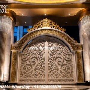 Iron Pipe Gate Design, 2026 Gate Design Residential Gate-wpc Wood Gate