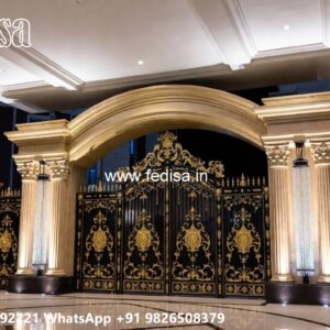 Angle Bar Gate Design, Aluminium Gate Design Price Residential Gate-wpc Wood Gate