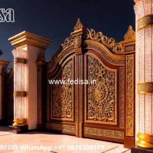 Small Gate Design For Home, Gate Wala Design Residential Gate-wpc Wood Gate