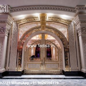 Round Gate Design, Gat Ka Dijain Residential Gate-wpc Wood Gate