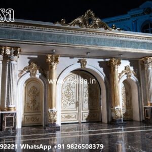 Latest Main Gate Design, Steel And Iron Mix Gate Design Residential Gate-wpc Wood Gate