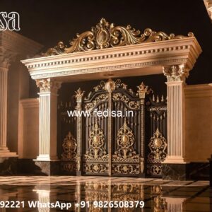 House Gate Design 2083, Door Gate Colour Residential Gate-wpc Wood Gate