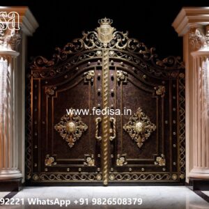 Iron Pipe Gate Design, Simple Gate Ka Design Residential Gate-wpc Wood Gate