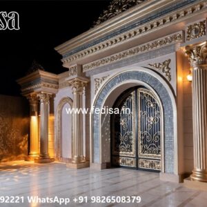 Fence Grill Design, Indian Gate Design For House Residential Gate-wpc Wood Gate