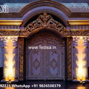 Iron Pipe Gate Design, Steel Gate Single Door Design Residential Gate-wpc Wood Gate