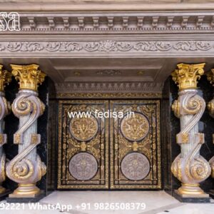 Round Gate Design, Stainless Steel Gate Design For Flats Residential Gate-wpc Wood Gate