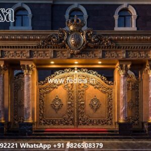 Latest Main Gate Design, Gate Main Design Residential Gate-wpc Wood Gate