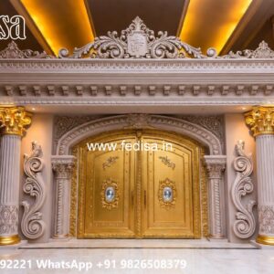 Round Gate Design, Gate Ke Upar Design Residential Gate-wpc Wood Gate