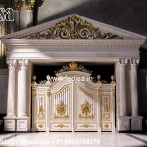 Angle Bar Gate Design, Boundary Grill Gate Design Residential Gate-wpc Wood Gate