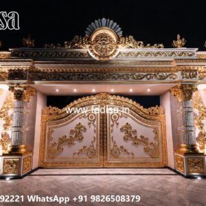 Fence Grill Design, Building Front Gate Design Residential Gate-wpc Wood Gate