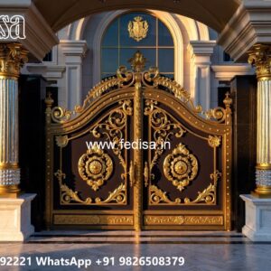 Iron Pipe Gate Design, Store Gate Design Residential Gate-wpc Wood Gate