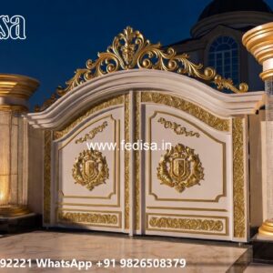 Latest Main Gate Design, Lokhandi Gate Design Residential Gate-wpc Wood Gate